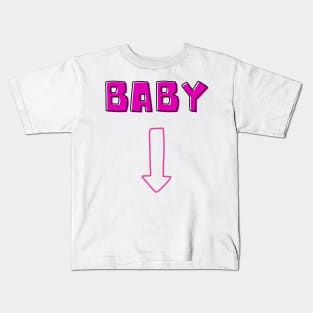 pregnancy announcement girl Kids T-Shirt